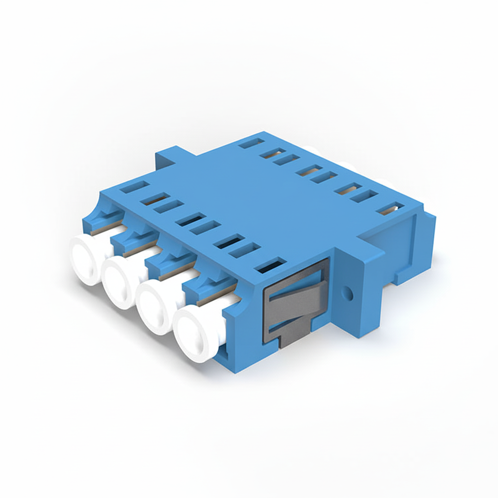 Fibre optic LC Adaptor Blue, simplex and duplex - SX, DX MM Single Mode