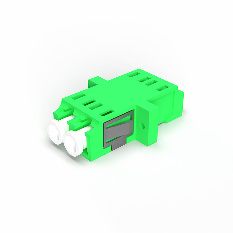 Fibre optic LC Adaptor Green, simplex and duplex - SX, DX MM Single Mode