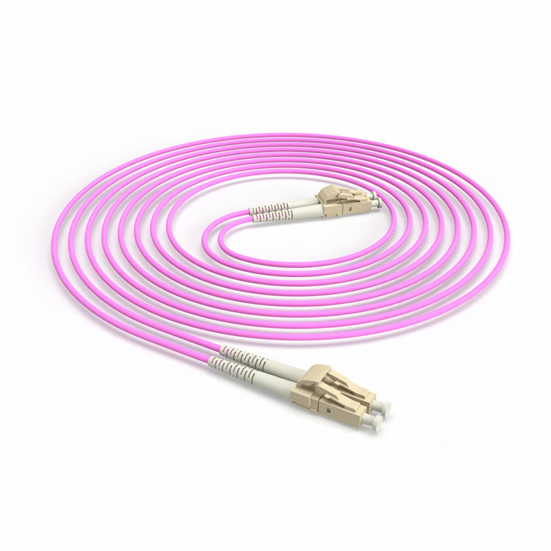Fibre optic Duplex patch cord OM4 LC - LC | SC - SC | LC - SC Multi Mode MM